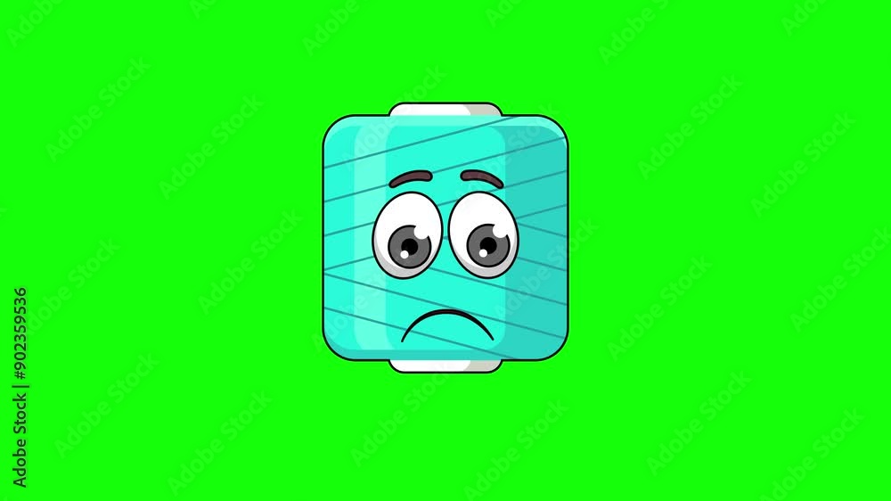 Frowning face animation of yarn spool emoticon emoji Frowning face animation of yarn spool emoticon emoji