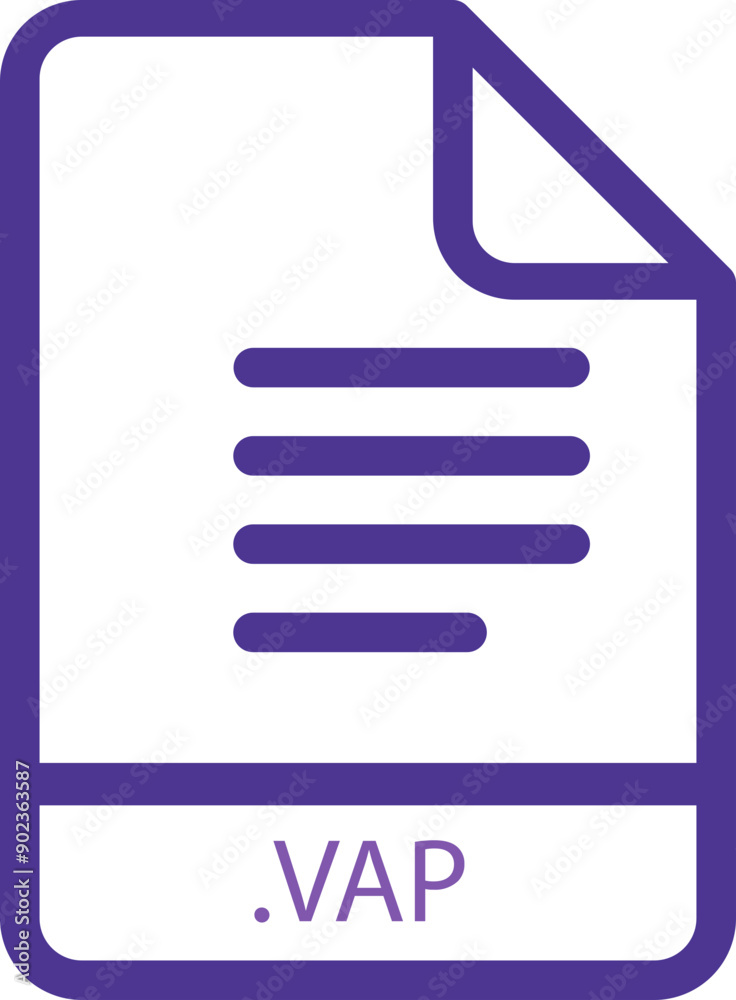VAP black & bold outline around fill icon VAP black & bold outline around fill icon