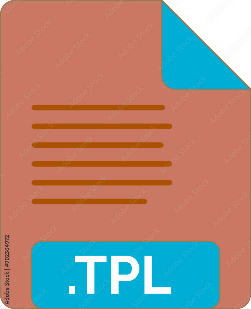 TPL File icon minimal fill TPL File icon minimal fill