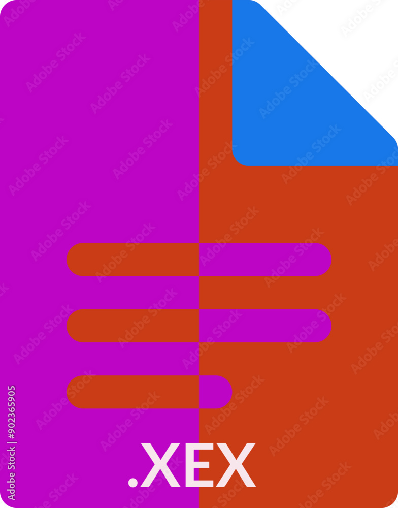 XEX icon 2 color combination mixture XEX icon 2 color combination mixture