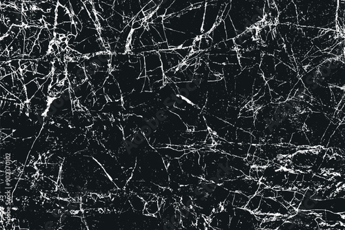 Obraz na płótnie Paper texture. Old wall. Dust black and white background. Grain effect backdrop. Distress overlay texture. Vector illustration, EPS 10. w salonie