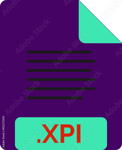 XPI File icon minimal photo