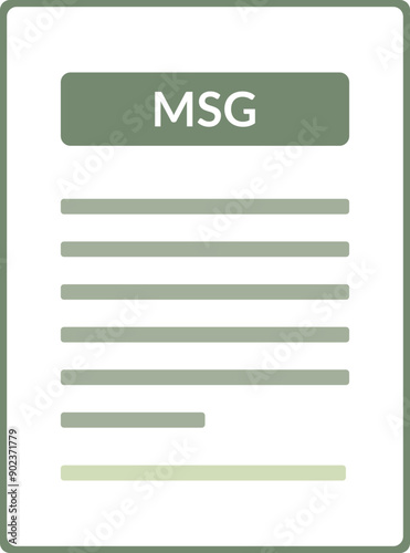 MSG Contract document icon