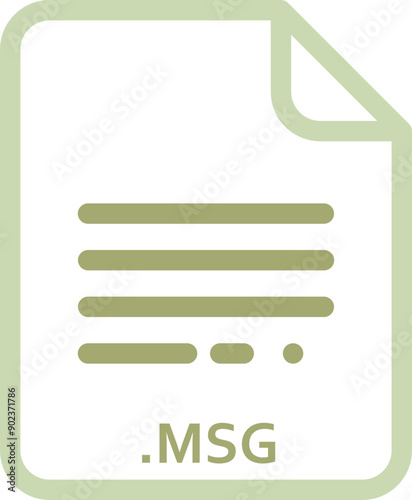 MSG doted and dashed icon inside transparent