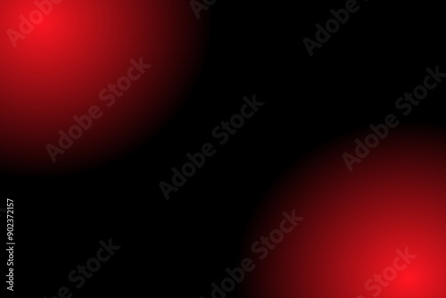 Abstract black background and there are blurry red lights at the two corners, Vector illustration design for wallpaper, backdrop or cover your design