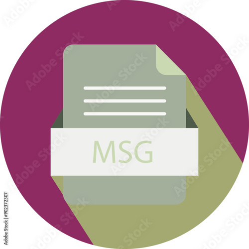 MSG     File icon with black shadow