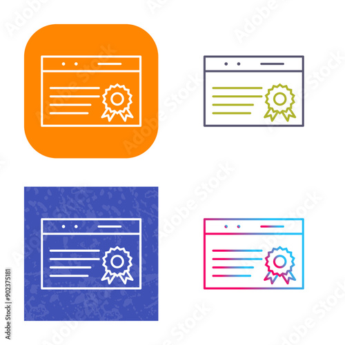 Unique Quality Assurance Icon Design