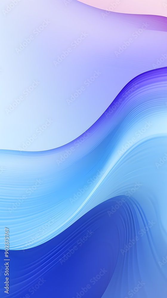 Fototapeta premium Digital technology blue purple gradient abstract graphic poster background with generative
