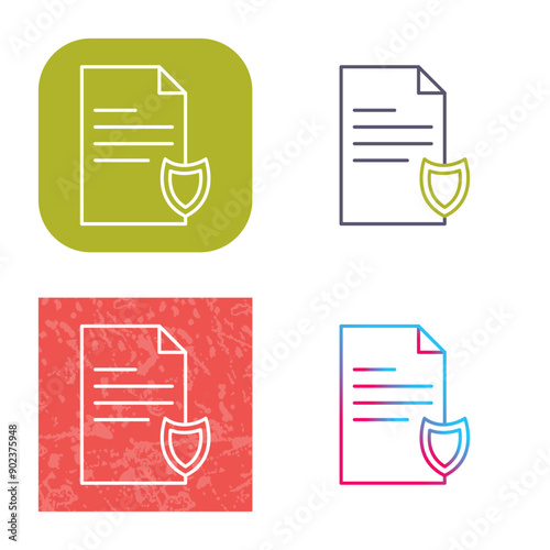Private Document Icon Design
