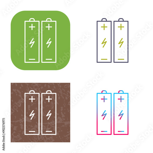 Batteries Icon Design