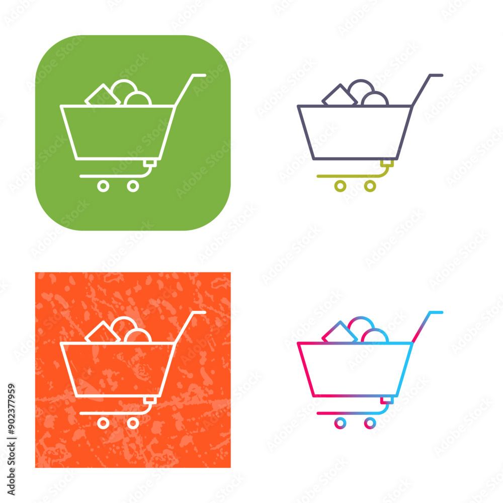 Unique Shopping Cart II Icon Design Unique Shopping Cart II Icon Design