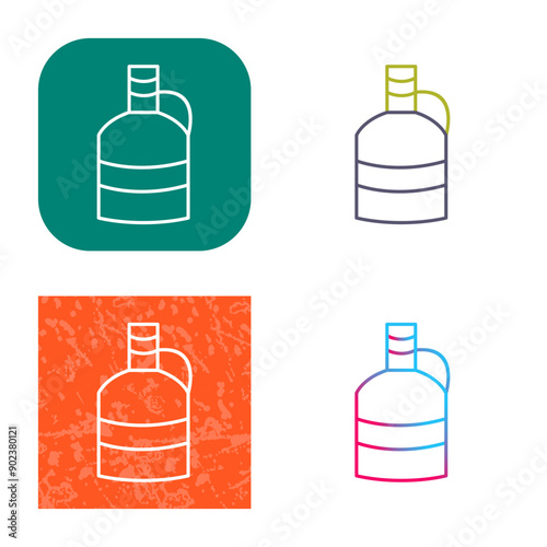 Unique Moon Shine Icon Design