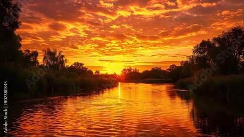The sky above the river as the last picture