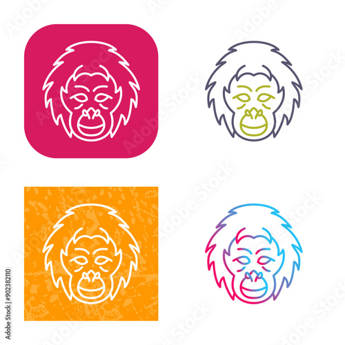 Orangutan Icon Design