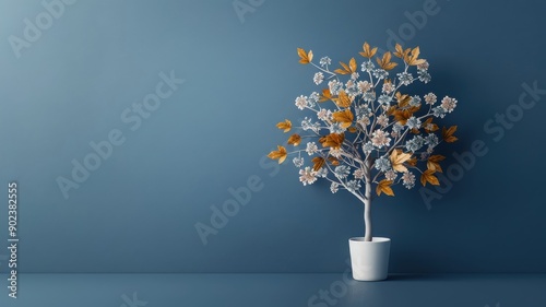 A digital illustration of a CRM system as a tree with branches representing customer segments. © cloud7days