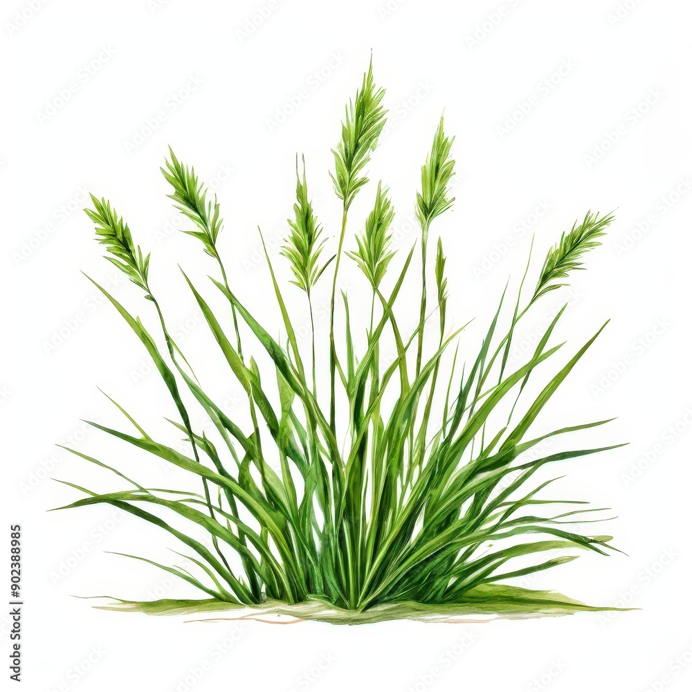 Fototapeta premium the AI Image Generator, Nutsedge with a white background,