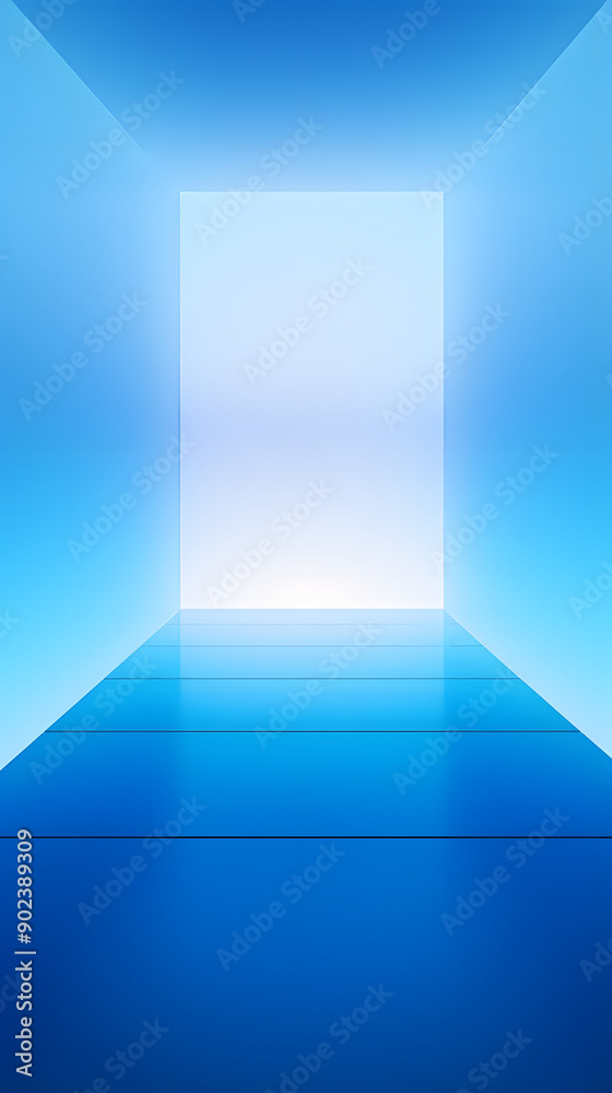 Digital gradient blue white glass geometric background with generative Digital gradient blue white glass geometric background with generative