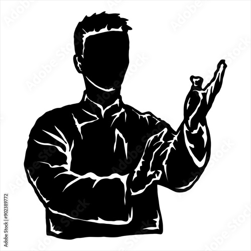 wing chun kung fu logo icon