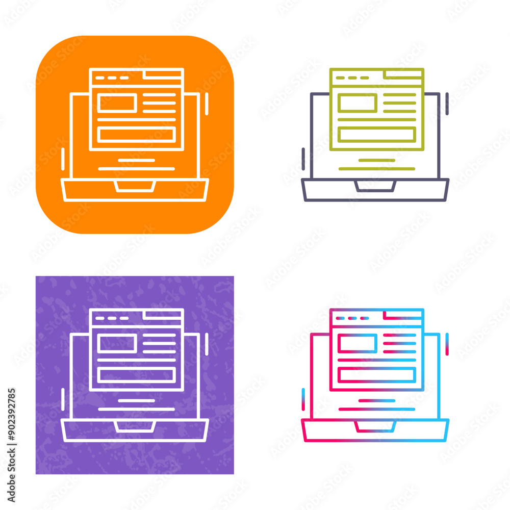Layout Icon Design Layout Icon Design
