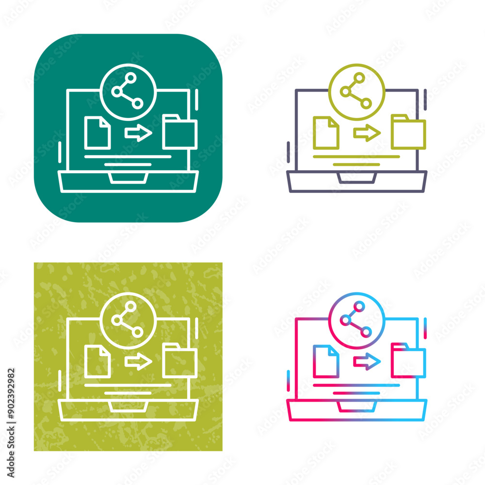File Share Icon Design File Share Icon Design