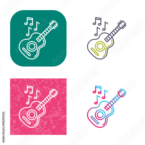Guitar Icon Design