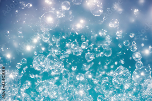 Wallpaper Mural Background of multi-colored soap bubbles. Foam Torontodigital.ca