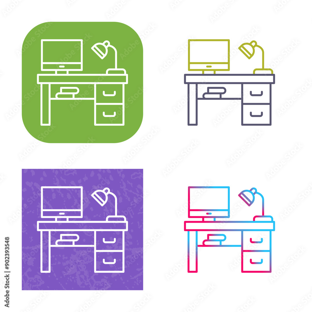 Desk Icon Design Desk Icon Design