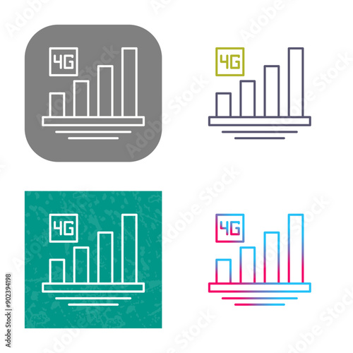 4G Icon Design