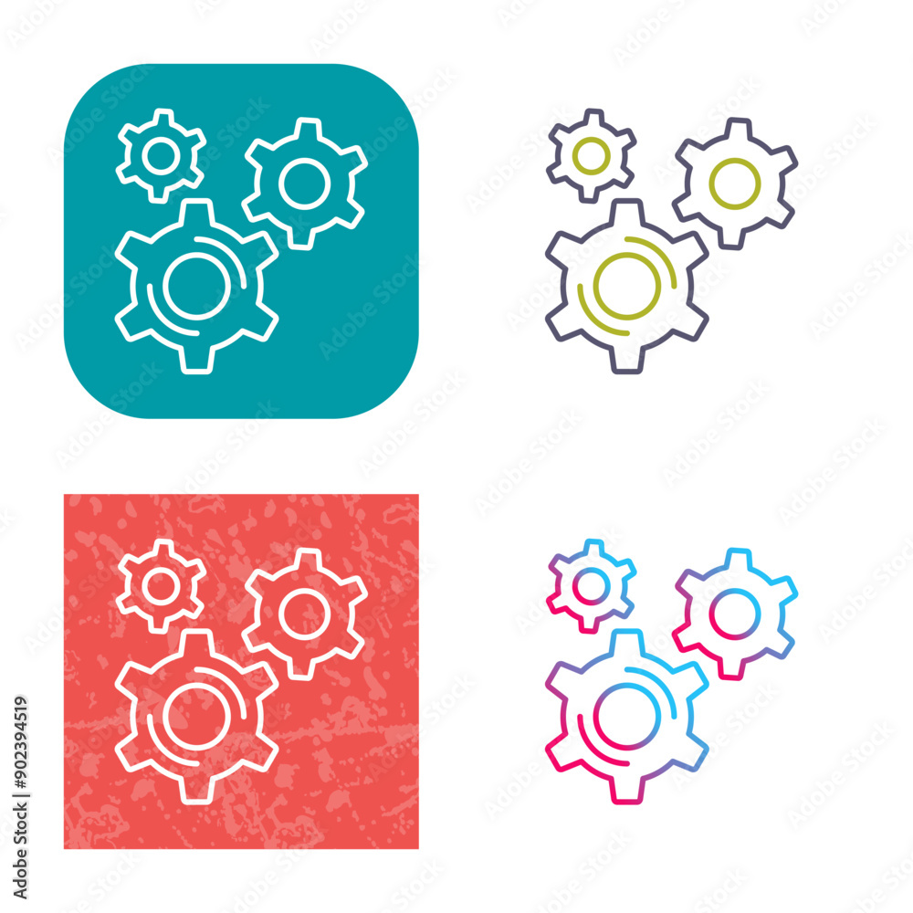 Gear Icon Design Gear Icon Design