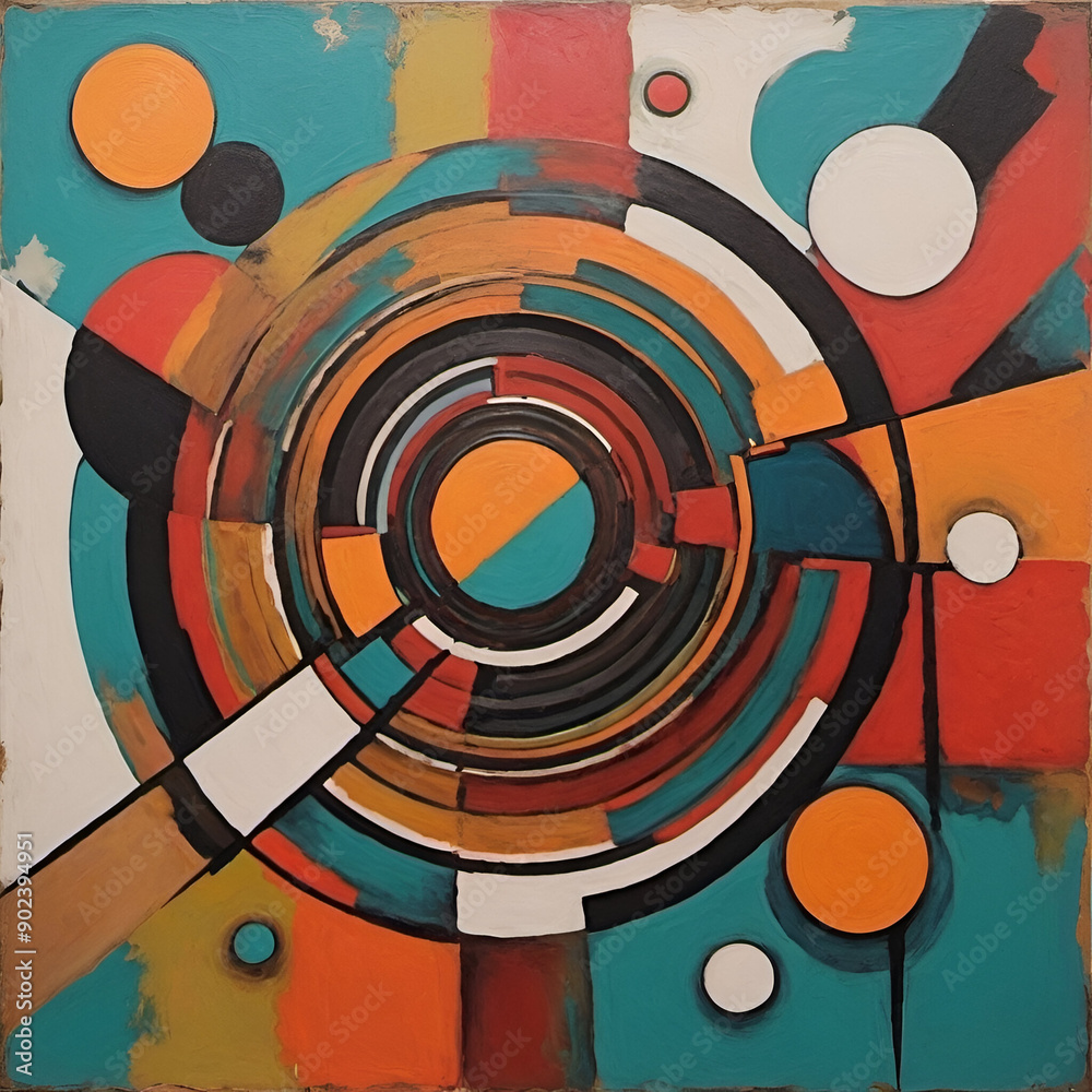 Abstract background with circles