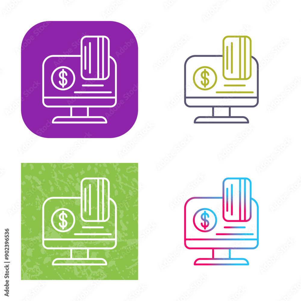 Online Payment Icon Design Online Payment Icon Design