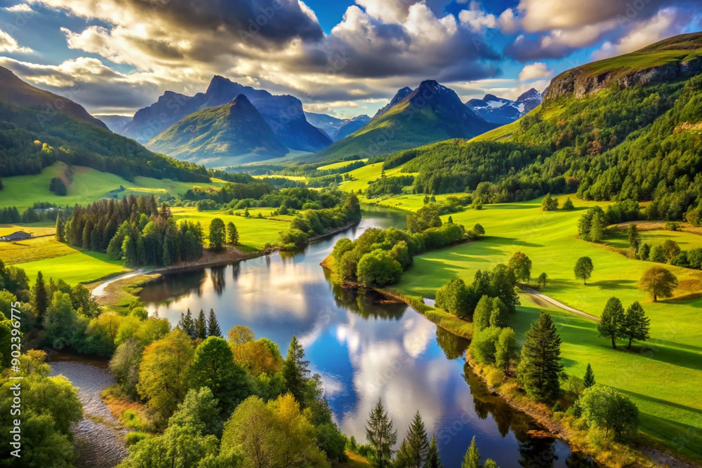 Obraz premium scenic views, natural landscapes, and environmental themes