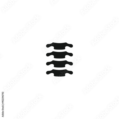 Spine icon vector. EPS 10 editable vector