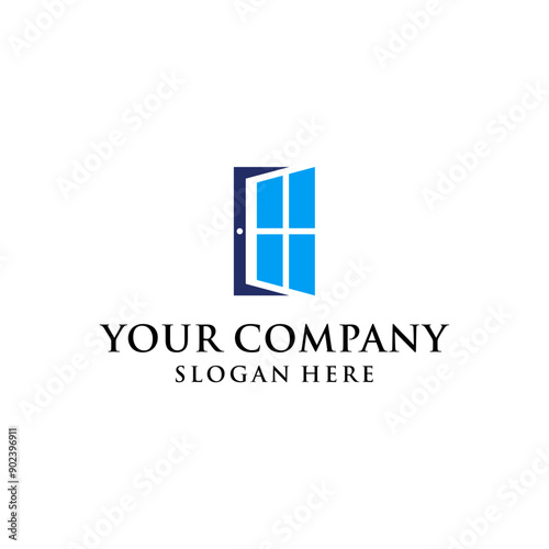 clean, modern, simple door and window concept