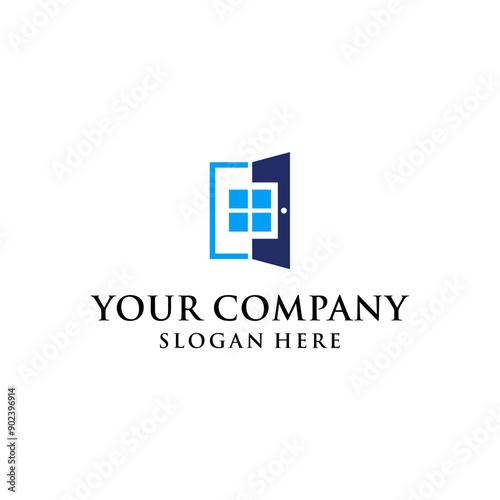 clean, modern, simple door and window concept