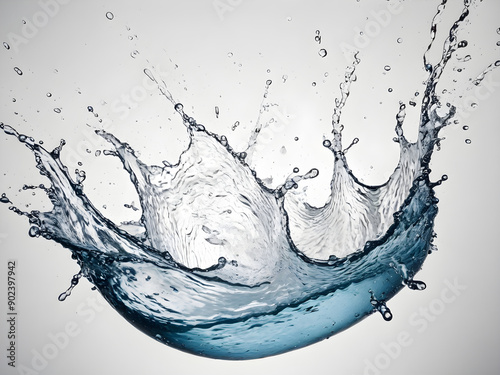 Droplets Flying from a Water Splash