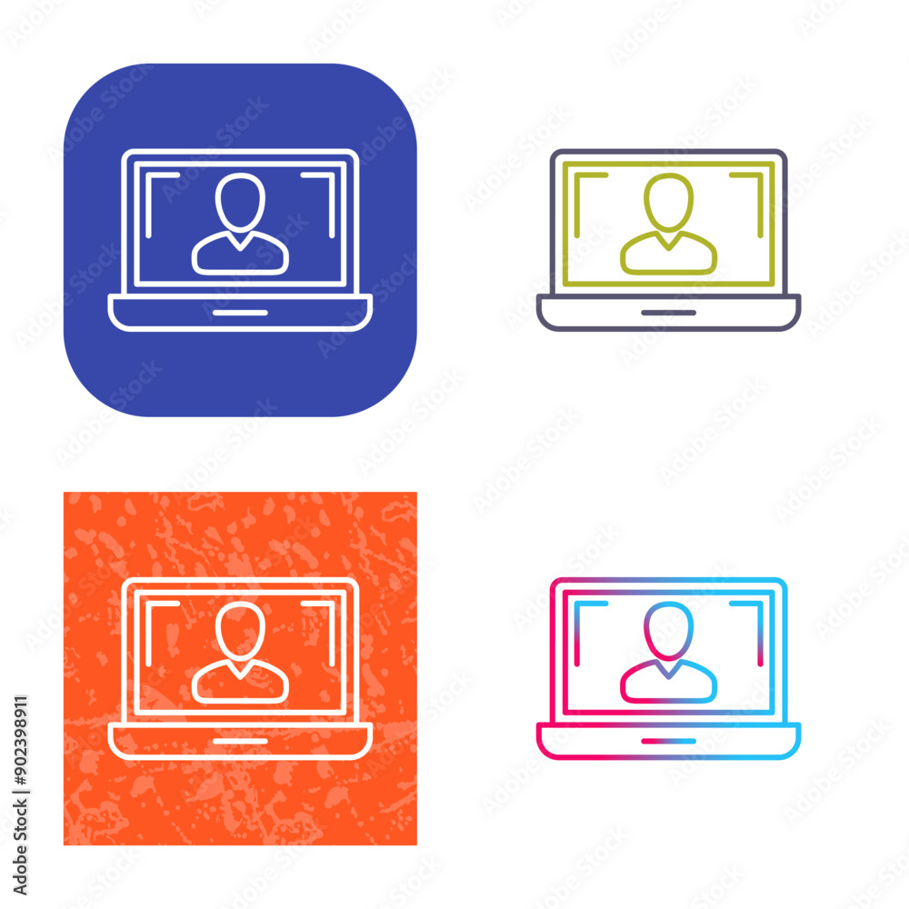 Online Lesson Icon Design