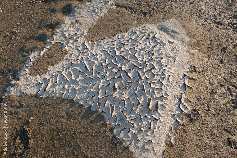 Desertification crete earth sunburnt characteristic