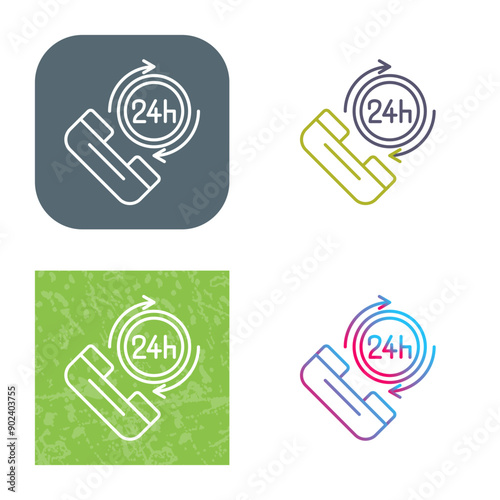24h Icon Design