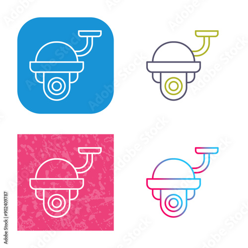 Security Camera Icon Design