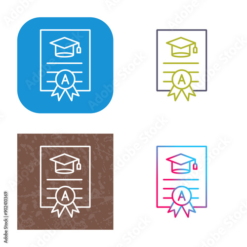 Report Card Icon Design