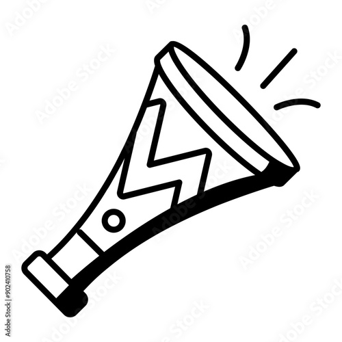 An outline style icon of fanfare 