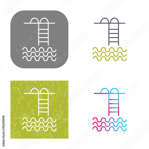 Swiming pool Icon Design
