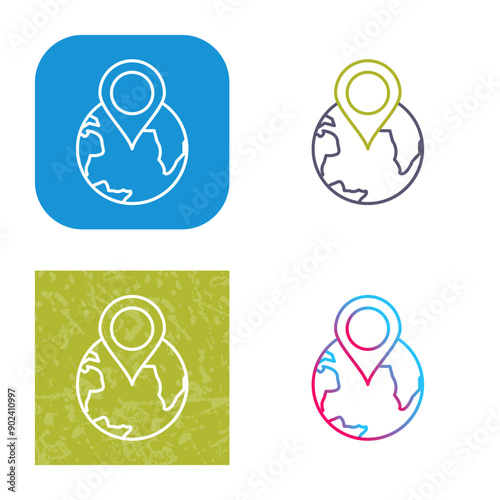 World tour Icon Design