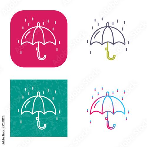 Raining Icon Design