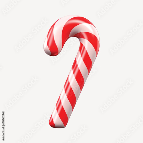 Festive red and white candy