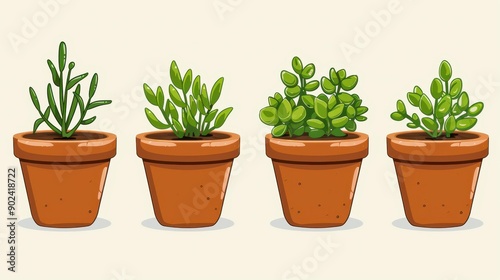 A vibrant collection of garden plants beautifully isolated on a clean background, perfect for your design needs. © CrazyJuke