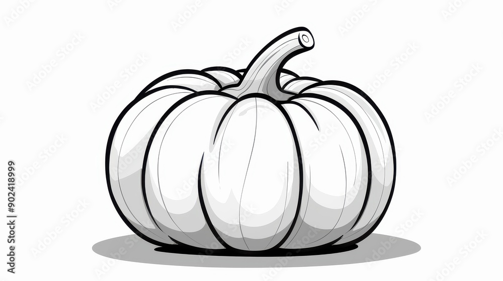 A delicate line art illustration of a pumpkin, showcasing its unique shape and curves, perfect for fallthemed designs. A delicate line art illustration of a pumpkin, showcasing its unique shape and curves, perfect for fallthemed designs.
