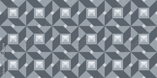 Light lattice wallpaper pattern geometry seamless black and white fabric pattern print home decor product interior.