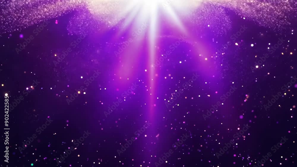 Celestial Dance of Light and Color Above a Mystic Purple Horizon. Generative AI Celestial Dance of Light and Color Above a Mystic Purple Horizon. Generative AI